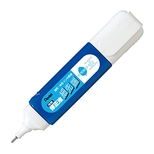 Amazon.co.jp: ぺんてる 修正液 XEZL31-W 細先端 極細 58×153×21